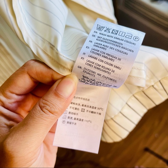 NWT GANT RUGGER Coat (Offwhite Pinstripe) - Picture 7 of 14